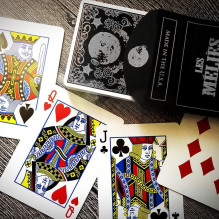 Žaidimų Kortos - Les Melies Sidabrinė Riboto Leidimo 54 Kortos 63.5x88.9mm JAV