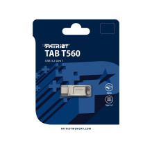 USB Flash Drive - Patriot Memory Tab T560 128GB Dual USB 120MB/s Silver USB Flash Drive - Patriot Memory Tab T560 128GB Dual USB 120MB/s Silver