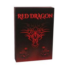 Card Game - Red Dragon Difatta 54 Standard Playing Cards Silver Foil Card Game - Red Dragon Difatta 54 Standard Playing Cards Silver Foil