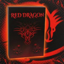 Card Game - Red Dragon Difatta 54 Standard Playing Cards Silver Foil Card Game - Red Dragon Difatta 54 Standard Playing Cards Silver Foil