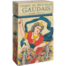 Tarot Cards - Tarot de Besancon Gaudais Limited Edition 78 Cards 64x107mm Tarot Cards - Tarot de Besancon Gaudais Limited Edition 78 Cards 64x107mm