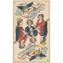 Tarot Kortos - Tarot de Besancon Gaudais Riboto Leidimo 78 Kortos 64x107mm Tarot Kortos - Tarot de Besancon Gaudais Riboto Leidimo 78 Kortos 64x107mm