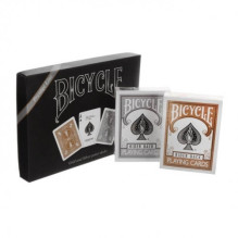 Playing Cards - Bicycle Prestige Line Rider Poker Deck Gold and Silver Back