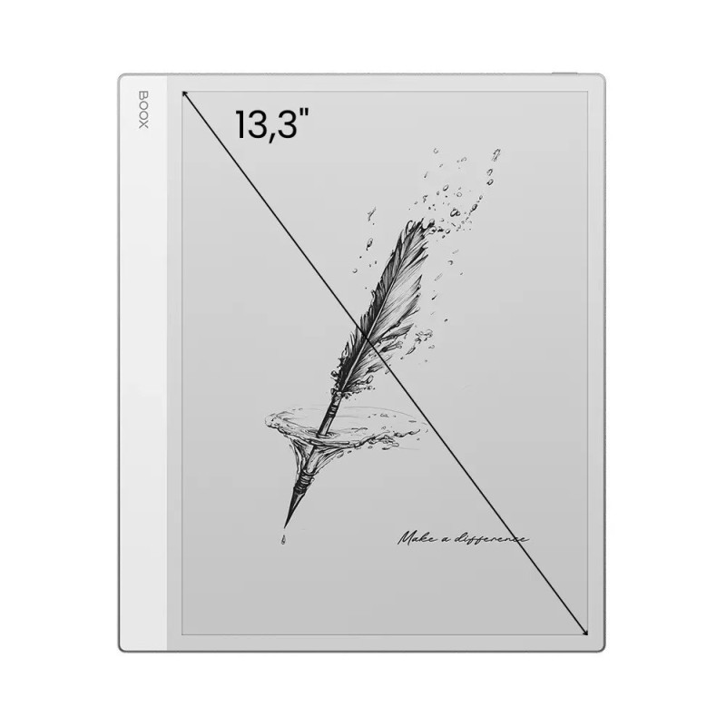 El. Knygų Skaityklė - Onyx Boox Note Max 13.3" E-Ink 128GB Wi-Fi Pilka