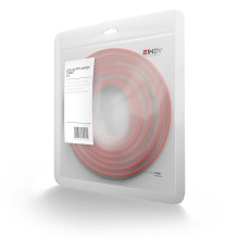 Network Cable - LINDY Cat.6 S / FTP Network Cable, RJ45, M / M, 250MHz, 28AWG, 1 m, Red Network Cable - LINDY Cat.6 S / FTP Network Cable, RJ45, M / M, 250MHz, 28AWG, 1 m, Red