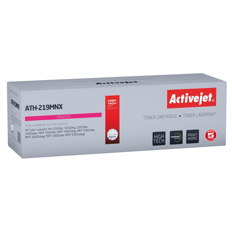 Tonerio Kasetė - Activejet ATH-219MNX Pakeitimas HP 219X 2500 Puslapių Magenta