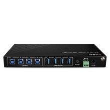 USB Jungiklis - LINDY 4x4 USB 3.2 Gen 1 Matrix Jungiklis, 5 Gbps, Juodas USB Jungiklis - LINDY 4x4 USB 3.2 Gen 1 Matrix Jungiklis, 5 Gbps, Juodas