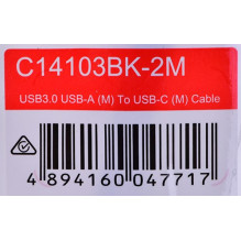 Kabelis - UNITEK USB-C į USB-A 5Gbps 2M Kabelis - UNITEK USB-C į USB-A 5Gbps 2M