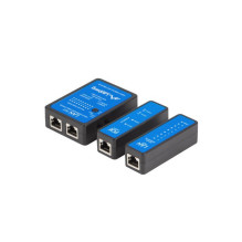 Network Cable Tester - Lanberg NT-0404 PoE Tester BNC RJ-11 RJ-45 Black Blue Network Cable Tester - Lanberg NT-0404 PoE Tester BNC RJ-11 RJ-45 Black Blue