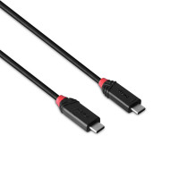 USB kabelis - LINDY USB4 Type C Laidas, M / M, 40Gbps, 240W PD, 1 m, Juodas USB kabelis - LINDY USB4 Type C Laidas, M / M, 40Gbps, 240W PD, 1 m, Juodas