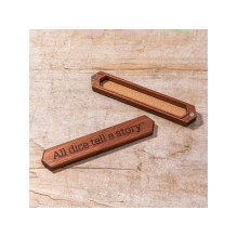 RPG Accessories - Q-Workshop RPG Dice Box Sapele Wood Magnetic Closure