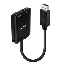 Adapteris - LINDY DisplayPort į 2 Port HDMI MST Hub, 3840x2160@30Hz, 5VDC, Maitinimo Šaltinis Adapteris - LINDY DisplayPort į 2 Port HDMI MST Hub, 3840x2160@30Hz, 5VDC, Maitinimo Šaltinis