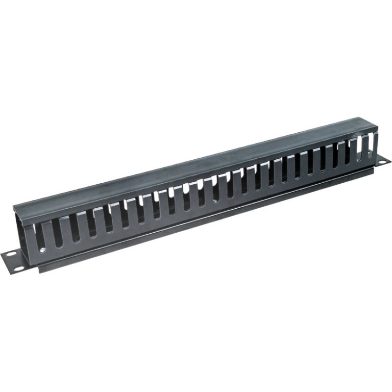 Cable Organizer - Alantec PK008 1U Rack Capacity Metal / Plastic Black