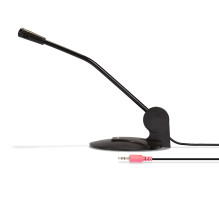 Microphone - Unidirectional 3.5mm Audio Desktop Mic 30Hz-10KHz 54dB Sensitivity