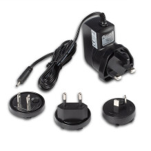 Maitinimo Blokas - Multi-country 5VDC 2A Adapteris su 1.5m Laidu Maitinimo Blokas - Multi-country 5VDC 2A Adapteris su 1.5m Laidu
