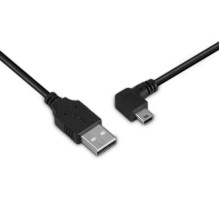USB Cable - LINDY Type A to Mini-B, 2 m, 90 degree right angle, USB 2.0 USB Cable - LINDY Type A to Mini-B, 2 m, 90 degree right angle, USB 2.0