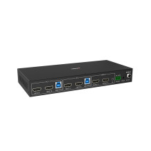 KVM Jungiklis - LINDY Dvigubas HDMI 4K60 USB 3.0 KVM Jungiklis su Nuotoliniu Valdymu KVM Jungiklis - LINDY Dvigubas HDMI 4K60 USB 3.0 KVM Jungiklis su Nuotoliniu Valdymu