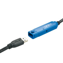 USB Extension Cable - LINDY USB 3.0 Extension Cable Pro Extend Type M / F, 10 m, Black