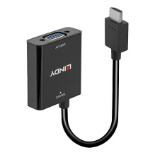 Adapter - LINDY HDMI to VGA Converter, 1920x1200@60Hz, Black