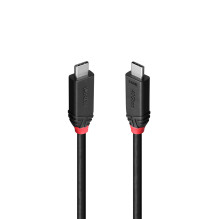 USB kabelis - LINDY Black...