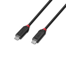 USB cable - LINDY Black Line USB4 Type C Cable, M / M, 40Gbps, 240W PD, 0.5 m, Black USB cable - LINDY Black Line USB4 Type C Cable, M / M, 40Gbps, 240W PD, 0.5 m, Black