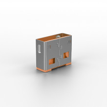 USB Accessory - 10pcs USB A Port Blockers, Protecting Type C Ports, Orange