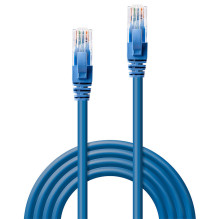 Tinklo Kabelis - LINDY Cat.6 U / UTP Tinklo Kabelis, RJ45, M / M, 250MHz, 2 m, Mėlynas
