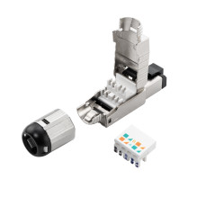 Tinklo Įranga - RJ-45 Cat.6 / 6A Beįrankis Kištukas 500MHz su Įtempimo Apsauga Tinklo Įranga - RJ-45 Cat.6 / 6A Beįrankis Kištukas 500MHz su Įtempimo Apsauga