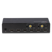 AV Switch - LINDY 4x2 HDMI 4K60 Matrix with EDID Control and Dual Audio Extraction