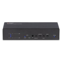 AV Jungiklis - LINDY 4x2 HDMI 4K60 Matrix su EDID Valdymu ir Dvigubas Garso Išgavimas