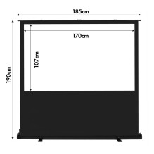 Projector Screen - Maclean MC-212 Portable 80' 16:10 Standing Projector Screen - Maclean MC-212 Portable 80' 16:10 Standing