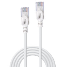 Tinklo Kabelis - LINDY Cat.6A U / UTP LSZH Ultra Slim Tinklo Kabelis, RJ45, M / M, 500MHz, 28AWG, 2 m, Pilkas