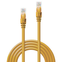 Network Cable - LINDY Cat.6 U/UTP Network Cable, RJ45, M/M, 250MHz, 0.3 m, Yellow Network Cable - LINDY Cat.6 U/UTP Network Cable, RJ45, M/M, 250MHz, 0.3 m, Yellow