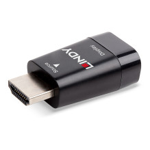 Adapter - LINDY HDMI to VGA Converter, Black Adapter - LINDY HDMI to VGA Converter, Black