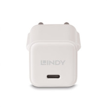 Įkroviklis - LINDY USB Type C GaN Įkroviklis, 20W, Baltas Įkroviklis - LINDY USB Type C GaN Įkroviklis, 20W, Baltas