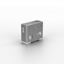 USB Priedas - LINDY USB Type A Prievadų Blokatoriai, 10 vnt., Balti USB Priedas - LINDY USB Type A Prievadų Blokatoriai, 10 vnt., Balti