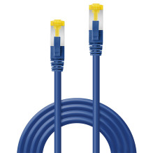 Network Cable - LINDY RJ45 S / FTP LSZH Network Cable, Cat.6A Connector, Cat.7 Raw, M / M, 0.5 m, Blue Network Cable - LINDY RJ45 S / FTP LSZH Network Cable, Cat.6A Connector, Cat.7 Raw, M / M, 0.5 m, Blue