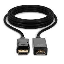 DisplayPort Cable - LINDY DisplayPort to HDMI Cable, 3840x2160@30Hz, 5 m, Black