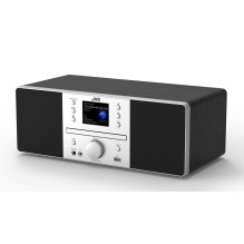 Sound System - JVC RD-E874B 20W RMS Bluetooth FM Radio with Remote Control Black, Silver Sound System - JVC RD-E874B 20W RMS Bluetooth FM Radio with Remote Control Black, Silver