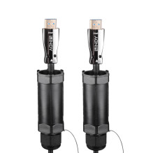 HDMI Laidas - LINDY Armuotas Šviesolaidinis Hibridinis HDMI 8K60 Laidas, 30 m, Juodas HDMI Laidas - LINDY Armuotas Šviesolaidinis Hibridinis HDMI 8K60 Laidas, 30 m, Juodas