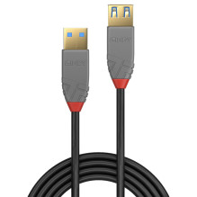 USB Extension Cable - LINDY Anthra Line USB 3.2 M / F Cable, 5Gbps, 2 m, Black USB Extension Cable - LINDY Anthra Line USB 3.2 M / F Cable, 5Gbps, 2 m, Black