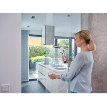 Window Cleaner - Leifheit 51035 Cordless 130 m², 45 min working time, 500 g Black, Blue, White