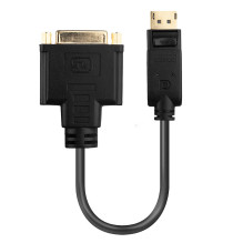 Adapteris - LINDY DisplayPort 1.2 į DVI-D Basic Adapteris, Maksimali Raiška 1920x1080@60Hz / 1920x12000@60Hz, 150 mm, Ju