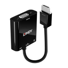 Garso Adapteris - LINDY HDMI į VGA ir Garso Keitiklis, 1920x1200@60Hz Garso Adapteris - LINDY HDMI į VGA ir Garso Keitiklis, 1920x1200@60Hz