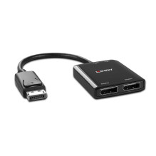 DisplayPort Hub - LINDY 2-Port MST Hub, 2x3840x2160@30Hz, 21.6 Gbit/s, 5VDC DisplayPort Hub - LINDY 2-Port MST Hub, 2x3840x2160@30Hz, 21.6 Gbit/s, 5VDC