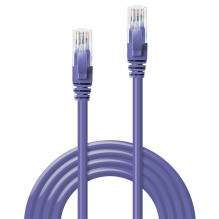 Tinklo Kabelis - LINDY Cat.6 U / UTP Tinklo Kabelis, RJ45, M / M, 250MHz, 0.5 m, Violetinis Tinklo Kabelis - LINDY Cat.6 U / UTP Tinklo Kabelis, RJ45, M / M, 250MHz, 0.5 m, Violetinis