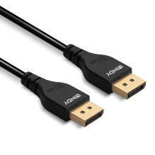 DisplayPort Laidas - 2m 1.4 32.4 Gbps 7680x4320@60Hz Auksu Padengtas DisplayPort Laidas - 2m 1.4 32.4 Gbps 7680x4320@60Hz Auksu Padengtas