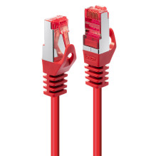 Network Cable - LINDY Cat.6 S / FTP Network Cable, RJ45, M / M, 250MHz, 28AWG, 1.5 m, Red Network Cable - LINDY Cat.6 S / FTP Network Cable, RJ45, M / M, 250MHz, 28AWG, 1.5 m, Red