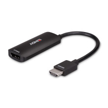 Adapteris - LINDY HDMI 4K60Hz į DisplayPort 1.2 Apdateris HDCP 2.2 USB Maitinimas