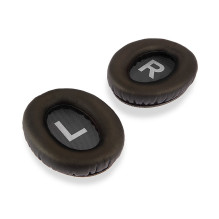 Headphone Accessory - LINDY Replacement Leather Headphone Cushions LH500XW, Black